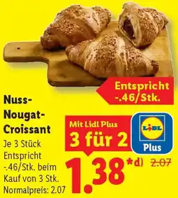 Lidl Nuss Nougat Croissant Angebot