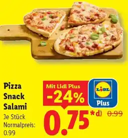 Lidl Pizza Snack Salami Angebot