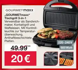 Woolworth Gourmetmaxx tischgrill 3-in-1 Angebot