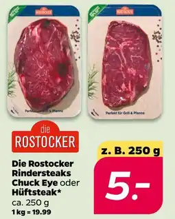 Netto Die rostocker rindersteaks chuck eye Angebot