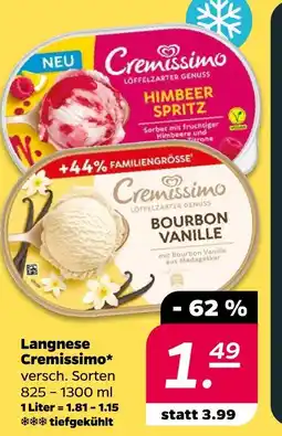 Netto Langnese cremissimo Angebot