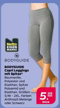 Netto Bodyguide capri leggings mit spitze Angebot