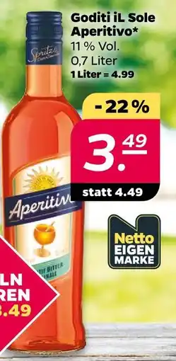 Netto Goditi il sole aperitivo Angebot