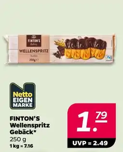Netto Finton's wellenspritz gebäck Angebot