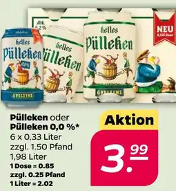 Netto Veltins pülleken oder pülleken 0,0 % Angebot