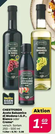 Netto Chestfords aceto balsamico di modena i.g.p Angebot