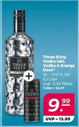 Netto Three sixty vodka Angebot