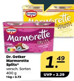 Netto Dr. oetker marmorette splits Angebot