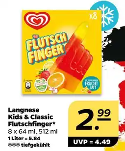 Netto Langnese kids & classic flutschfinger Angebot