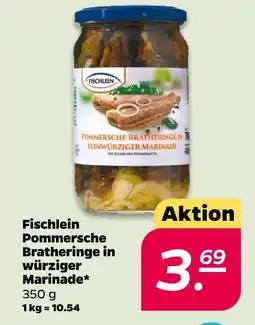 Netto Fischlein pommersche bratheringe in würziger marinade Angebot