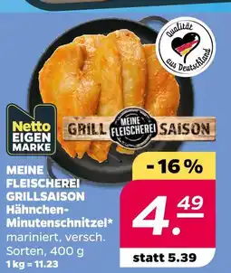 Netto Meine fleischerei hähnchen-minutenschnitzel Angebot