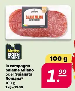 Netto La campagna salame milano Angebot
