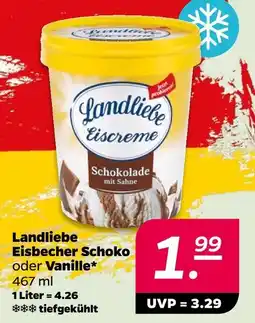 Netto Landliebe eisbecher schoko Angebot