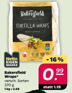 Netto Bakersfield wraps Angebot