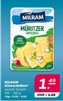 Netto Milram käsescheiben Angebot