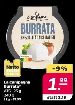 Netto La campagna burrata Angebot