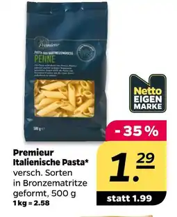 Netto Premieur italienische pasta Angebot