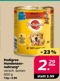 Netto Pedigree hundenassnahrung Angebot