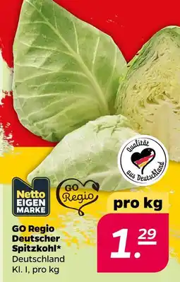 Netto Go regio deutscher spitzkohl Angebot