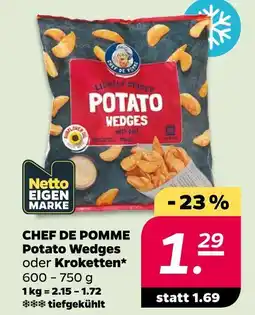 Netto Chef de pomme potato wedges Angebot