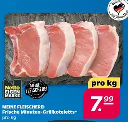 Netto Meine fleischerei frische minuten-grillkoteletts Angebot