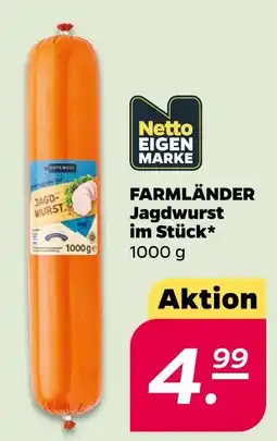 Netto Farmländer jagdwurst im stück Angebot