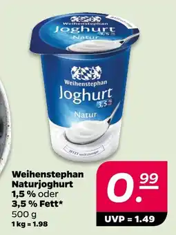 Netto Weihenstephan naturjoghurt Angebot