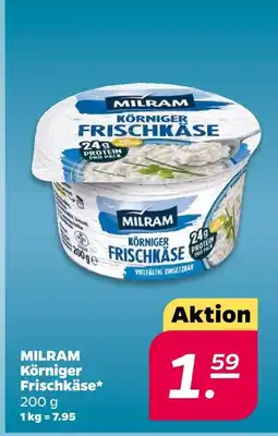 Netto Milram körniger frischkäse Angebot