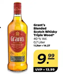 Netto Grant’s blended scotch whisky triple wood Angebot