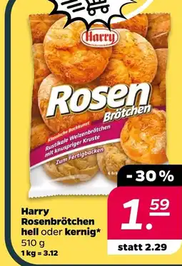 Netto Harry rosenbrötchen hell oder kernig Angebot