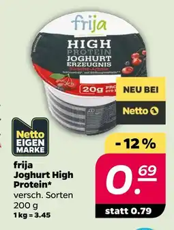 Netto Frija joghurt high protein Angebot