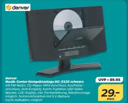 Netto Denver musik-center kompaktanlage mc-5220 Angebot