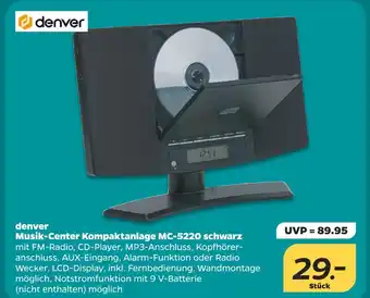 Netto Denver musik-center kompaktanlage mc-5220 Angebot