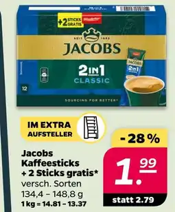 Netto Jacobs kaffeesticks Angebot