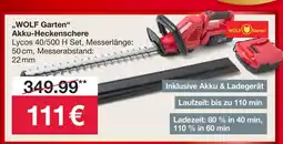 Woolworth Wolf garten akku-heckenschere Angebot
