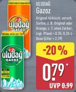 Aldi Nord ULUDAĞ Gazoz Angebot