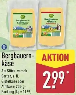 Aldi Nord Bio Bergbauernkäse Angebot