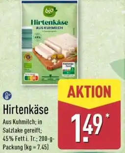 Aldi Nord Bio Hirtenkäse Angebot