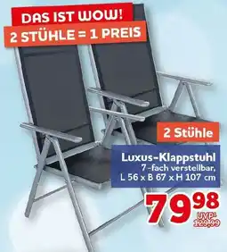 CENTERSHOP Luxus-Klappstuhl Angebot