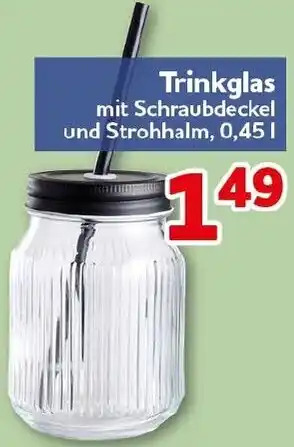 CENTERSHOP Trinkglas Angebot
