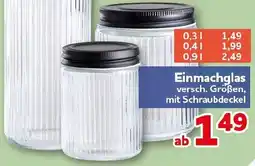 CENTERSHOP Einmachglas Angebot