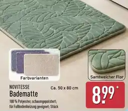 Aldi Nord NOVITESSE Badematte Angebot