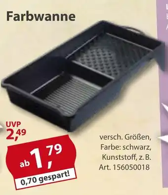 Sonderpreis Baumarkt Farbwanne Angebot