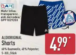 Aldi Nord ALDIORIGINAL Shorts Angebot