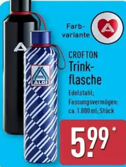 Aldi Nord CROFTON Trinkflasche Angebot