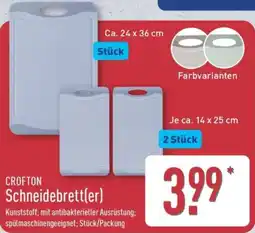 Aldi Nord CROFTON Schneidebrett(er) Angebot