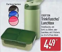 Aldi Nord CROFTON Trinkflasche/ Lunchbox Angebot