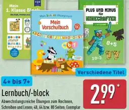 Aldi Nord Lernbuch/-block Angebot