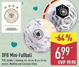 Aldi Nord DFB Mini-Fußball Angebot