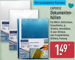 Aldi Nord EXPERTIZ Dokumentenhüllen Angebot